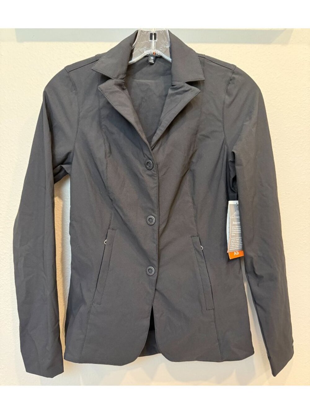 Kerrits Women's Stretch Competitor Koat Equestrian Riding Jacket XS Black